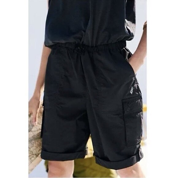 FP‎ Movement X Free People Lead The Way Romper Pockets Black XS Utility Run Hike - Picture 5 of 7